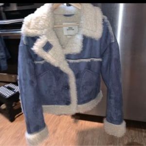 FAUX shearling URBAN OUTFITTERS coat